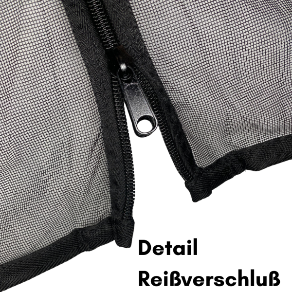 Insektenschutzgitter Moskitonetz Schiebetür T3 VW Bus - Magnetbefestigung - Detail