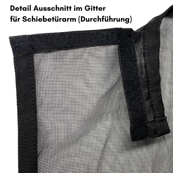 Insektenschutzgitter Moskitonetz Schiebetür T3 VW Bus - Magnetbefestigung -  Detail