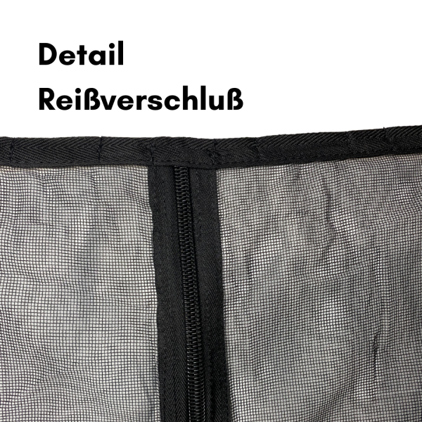 Insektenschutzgitter Moskitonetz Heckklappe T3 VW Bus - Magnetbefestigung - Detail