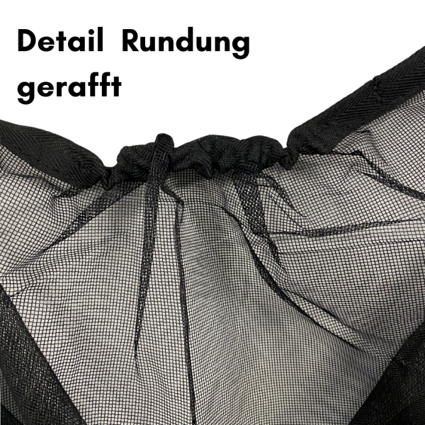 Moskitonetz Insektenschutzgitter VW T5 / T6 / T6.1 Heckklappe – Magnetische Befestigung - Reißverschluss - Detail