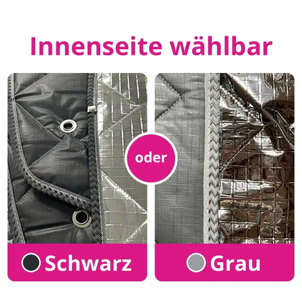 Konfiguration Standard Thermomatten grau oder schwarz