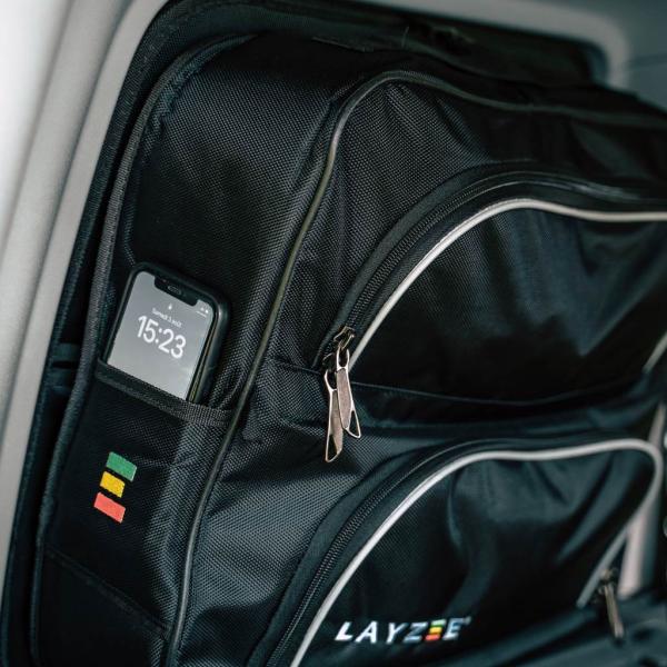 LAYZEE Fenstertasche VW Caddy kurzer Radstand Fahrerseite – Praktischer Stauraum & Verdunkelung ohne Bohren