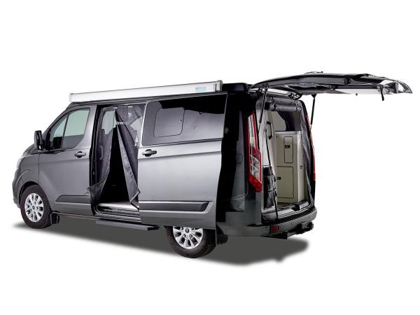 VanQuito Insektenschutzgitter Schiebetür links Ford Custom (2014 - 09/2023) - fine mesh