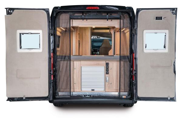 VanQuito Moskitonetz Heck Fiat Ducato / Citroen Jumper / Peugeot Boxer H2 ab BJ 2014 - fine mesh