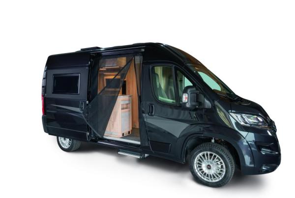 VanQuito Moskitonetz Schiebetür Fiat Ducato / Citroen Jumper / Peugeot Boxer H2 + H3 ab BJ 2014 - fine mesh