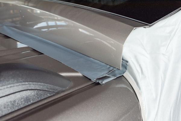 Abdichtung Anschluss Heckzelt an Heckklappe