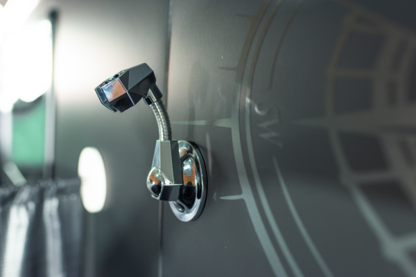VanShower Sichtschutz für Außendusche 90 x 90 cm