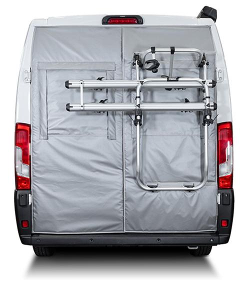 VanSpace Außenisolierung Hecktüren Citroën, Fiat, Opel, Peugeot Höhe H2 mit Fahrradträger
