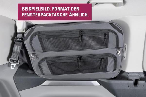 VanEquip Fensterpacktasche im Fahrzeug montiert