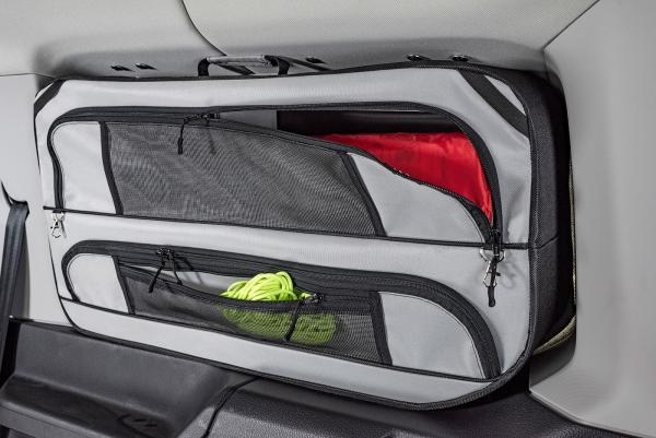 VanEquip Fenstertasche mit Paneel für VW Caddy 5 ab 2020 / Ford Connect ab 2023 Kurzer Radstand, Beifahrerseite