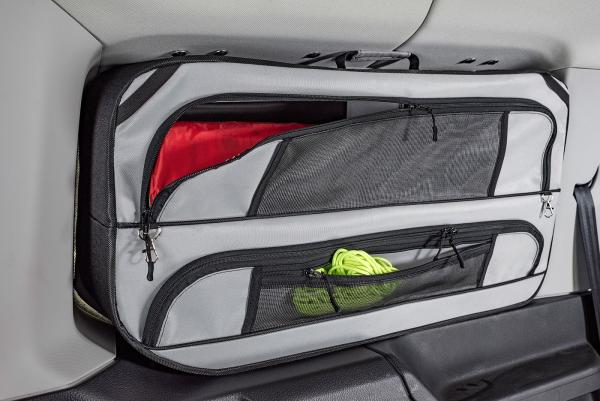 VanEquip Fenstertasche mit Paneel für VW Caddy 5 (ab 2020) / Ford Connect (ab 2023) Langer Radstand, Fahrerseite