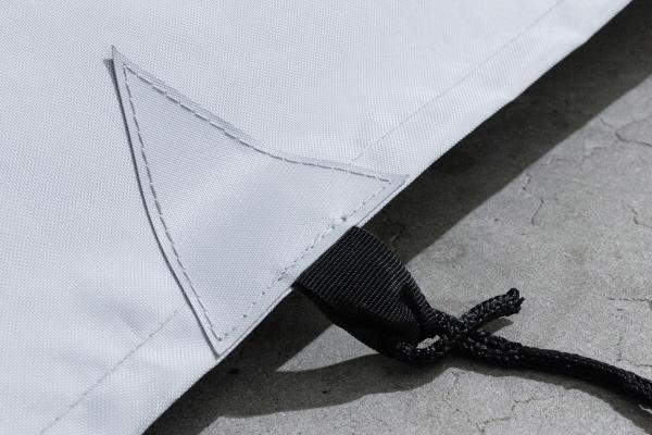 Erweiterungen für Dachmarkisen seitliche Lasche für die Befestigung am Boden