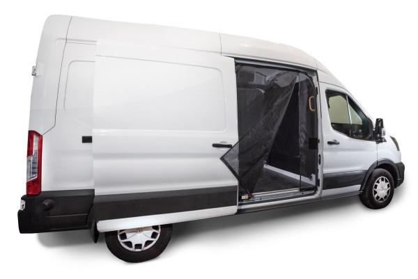 VanQuito Moskitonetz Ford Transit (ab 2014) H2 / H3 Schiebetür rechts fine-mesh Magnetreißverschluss