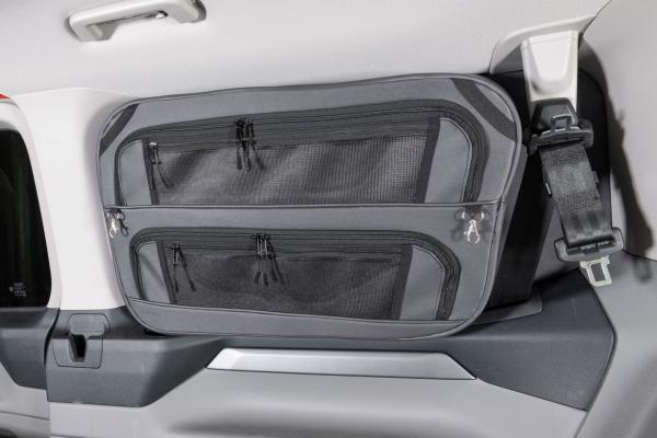 Montierte Packtaschen im Fahrzeug anthrazit