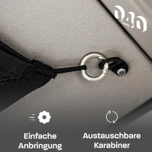 Aufbewahrungsnetz Detailaufnahme/Gebrauchsbeispiele