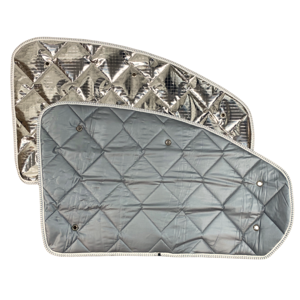 Thermomatten Ford Tourneo Custom V710 ab 10/2023 / VW neuer Transporter Fahrerhaus (mit Ausschnitt Spiegel)