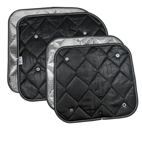 Thermomatten schwarz VW Caddy 2004 - 2020 Wohnraum kurzer Radstand