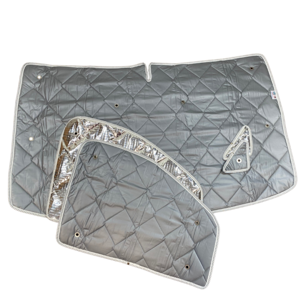 Thermomatten Fahrerhaus graue Innenseite - silberne Außenseite