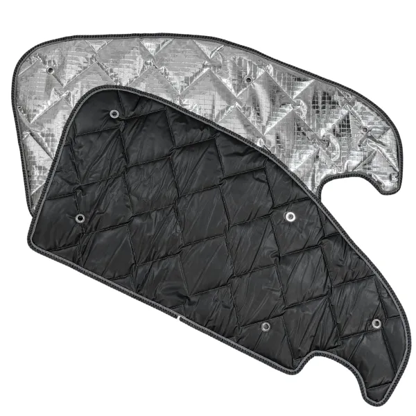 Thermomatten schwarz Citroen / Peugeot / Doblo / Toyota / Combo ab 2018 Fahrerhaus