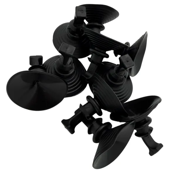 Saugnäpfe 40 mm Standard schwarz - 10er Pack