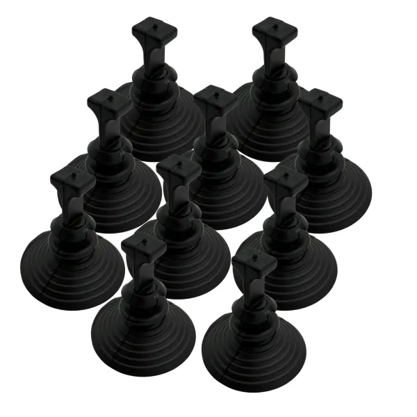 Saugnäpfe 40 mm Standard schwarz - 10er Pack