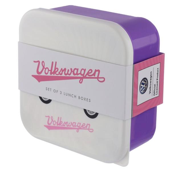 Summer Volkswagen VW T1 Bulli Lunchboxen Brotdosen 3er Set M/L/XL