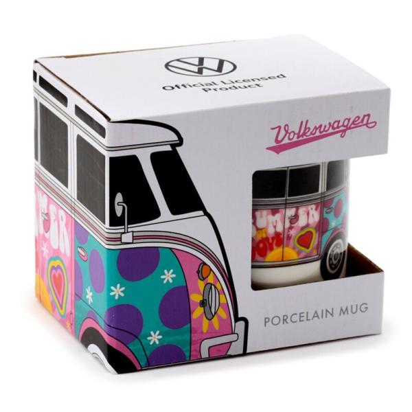 Volkswagen VW Bulli T1 Camper Bus Summer Tasse aus Porzellan