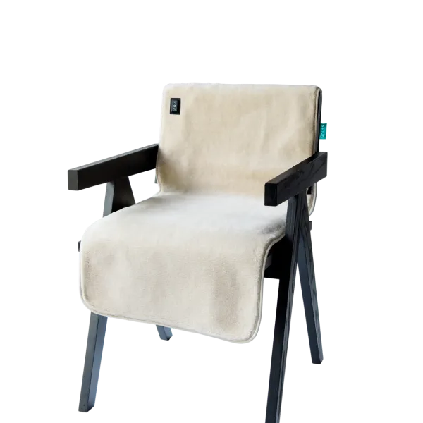 Qnuss Qleed Heizdecke Ecru - auch als Matratzenauflage geeignet (135*45 cm)