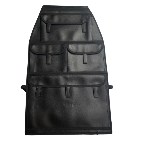 Organizer Rücksitztasche Kunstleder komplett schwarz