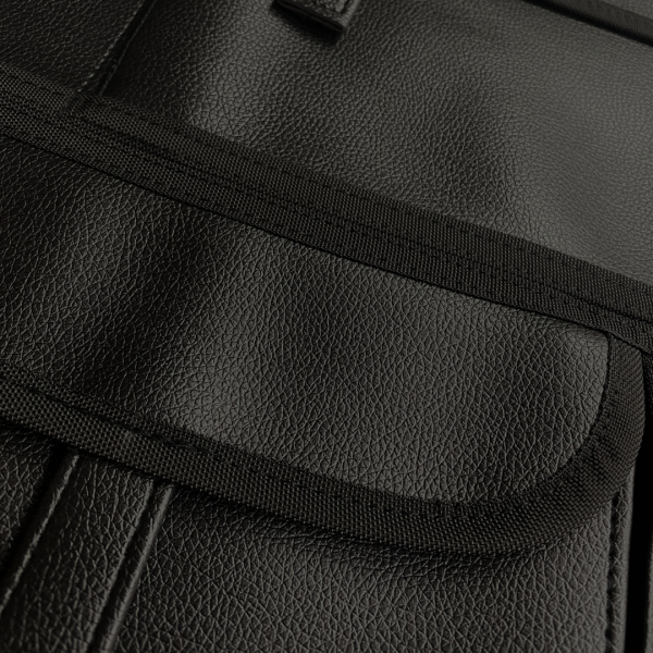 Organizer Rücksitztasche Kunstleder komplett schwarz
