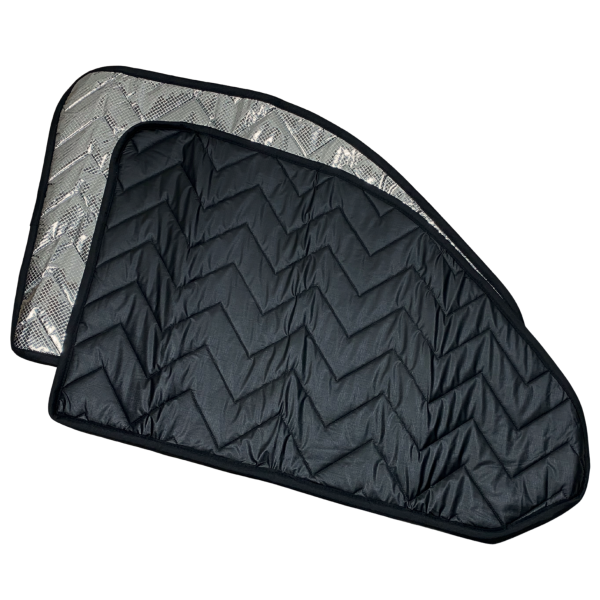 Thermomatten Seitenscheiben schwarzer Innenseite und silberne Außenseite