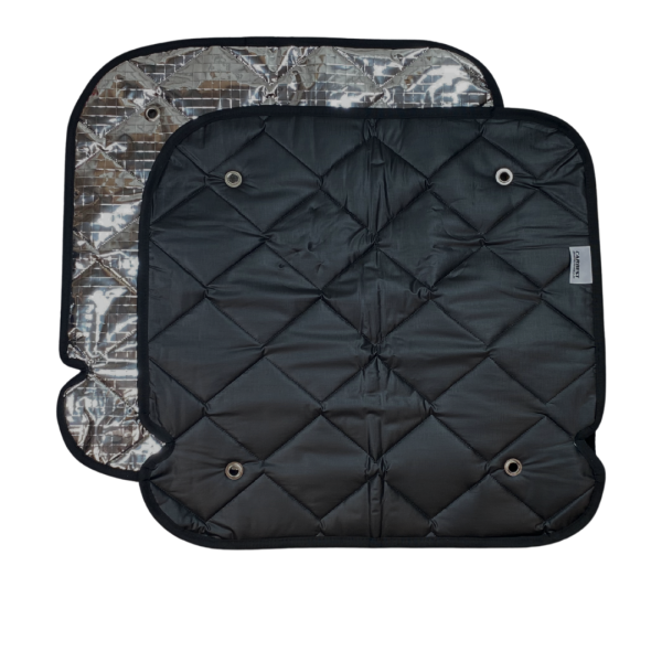 Thermomatten Doppeltür innen schwarz / außen silber