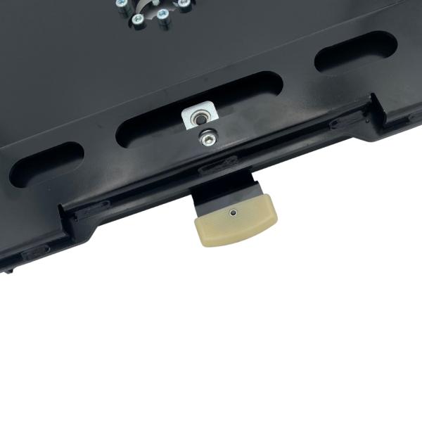 Nahaufnahme Drehkonsole Verstellhebel