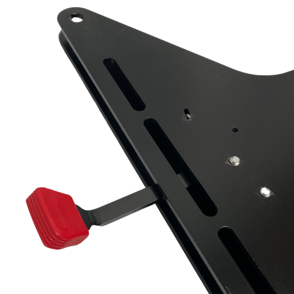 Drehkonsole Nahaufnahme Verstellhebel