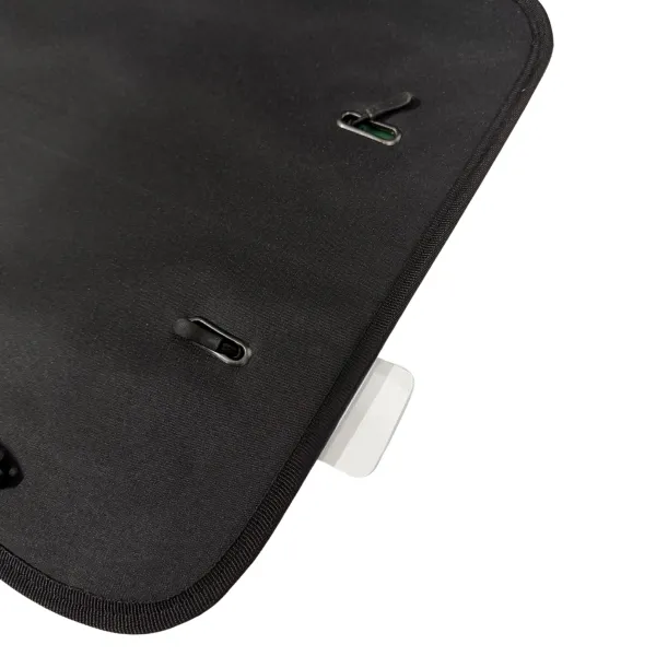 Fensterpacktasche für VW Caddy 5 Maxi Detailansicht Verschluss