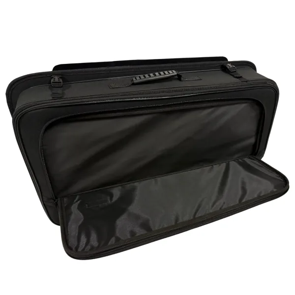 Fensterpacktasche für VW Caddy 5 Maxi Detailansicht Reißverschluss