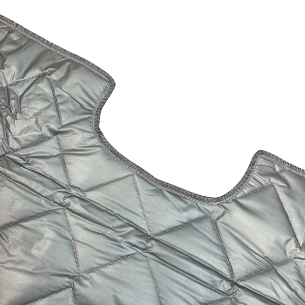 Thermomatte Windschutzscheibe mit Ausschnitt für den Speigel