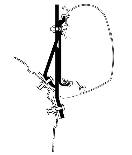 Skizze Adapter Thule