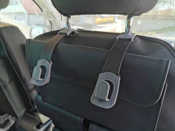 Universal-Haken für die Kopfstütze im Auto im Doppelpack nur 73
