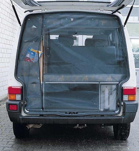 Insektenschutzgitter VW T4 Heckklappe mit Klettband