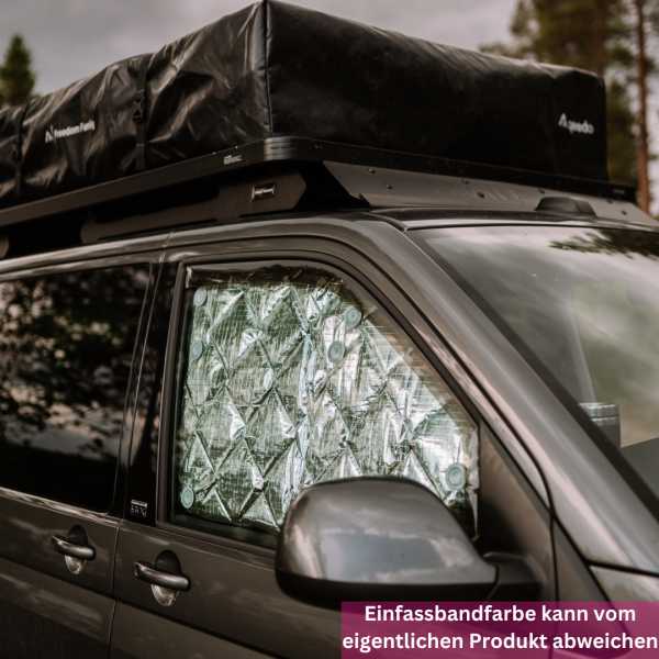 Thermomatten Dark Edition Premium VW T5 / T6 / T6.1 mit Originalverkleidung Komplettset - zum Konfigurieren