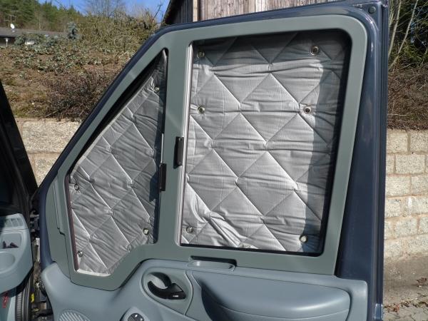 Thermomatten Dark Edition PREMIUM Ford Transit Euroline L1 bis BJ 2013 Komplettset - zum Konfigurieren