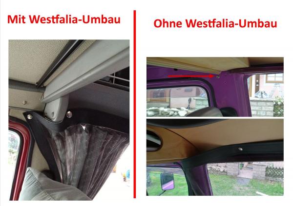 Westfalia Befestigungssatz für Moskitonetz Heckklappe, Viano