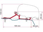 Komplettset Markise F80s für Renault Master / Opel Movano H2 ab BJ 2010 #98655-881