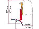 Skizze Adapter mit Maßen