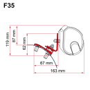 Fiamma Adapter 98655Z095 mit einer F35