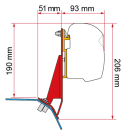 Komplettset Markise Fiamma F43van Ford Custom V710 Flachdach
