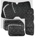 Set: Thermomatten Komplettset 10-teilig schwarz VW ID BUZZ kurzer Radstand