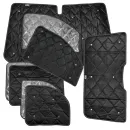 Set: Thermomatten Komplettset 8-teilig schwarz Renault Kangoo 2008-2021 - Heckklappe - STANDARD