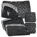Set: Thermomatten schwarz Komplettset 9-teilig Mercedes Vito/Viano 2004-2014 (639) kurzer Radstand